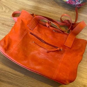 Nino Bossi Red Purse/ Tote